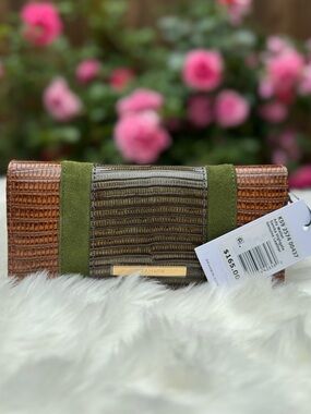 NWT Brahmin Ady Samba Highgate Leather Wallet